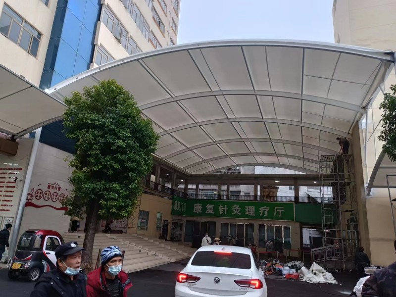 2026宿城区推拉棚膜结构一体化厂家，厂区、园区停车棚工程承接-1